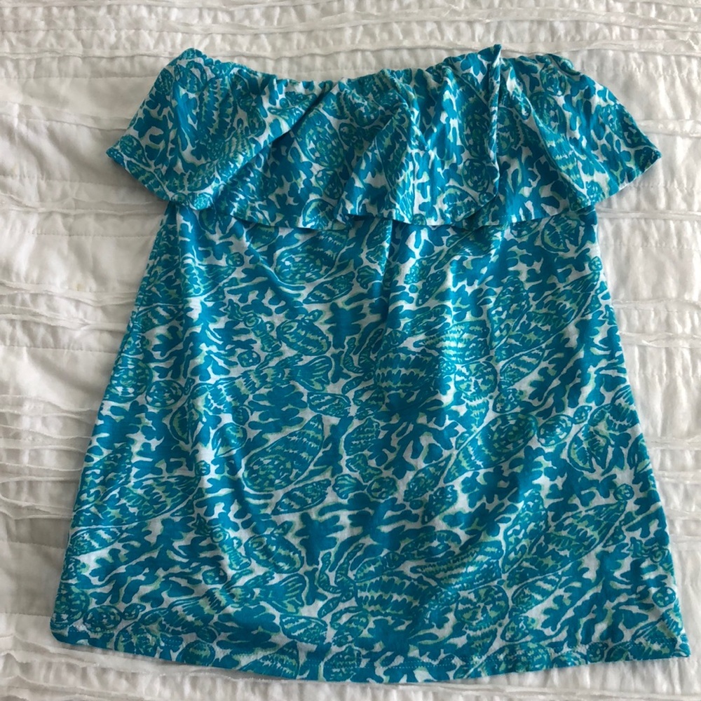 Lilly Pulitzer strapless top